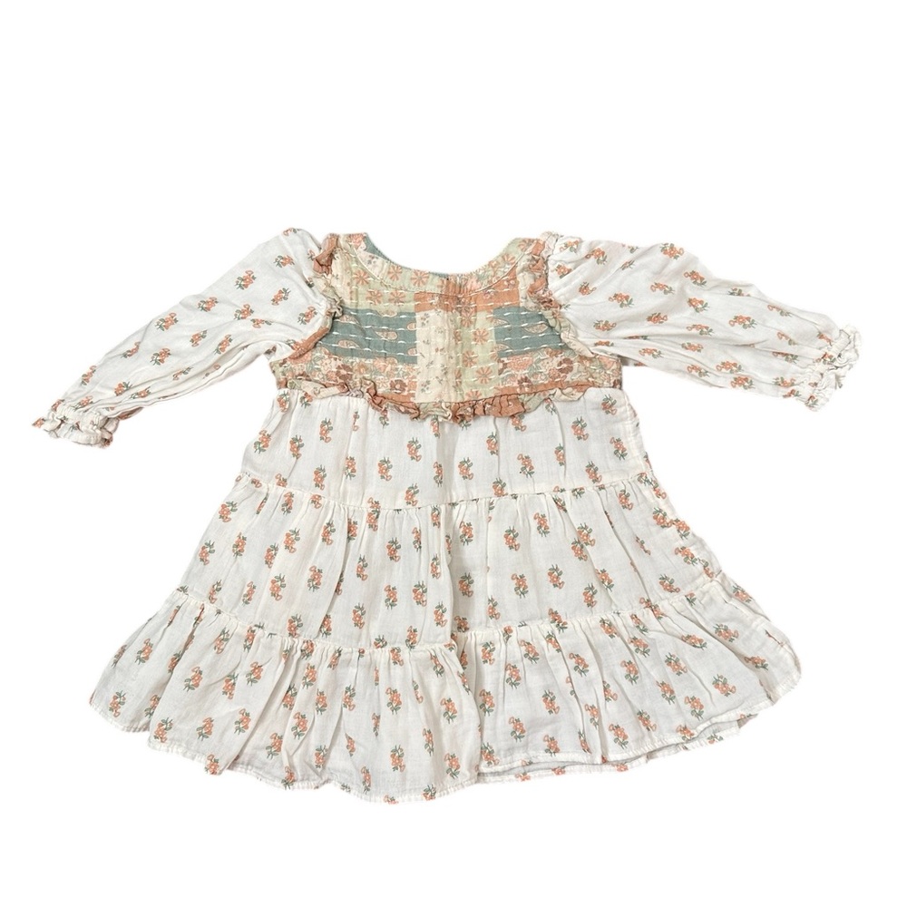 Easy Peasy Adorable Floral Long Sleeve Dress 2T